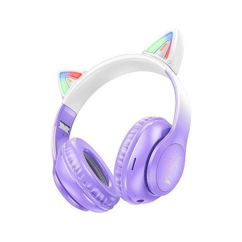Hoco W42 Cat Ears Bt Headphones Purple Grape