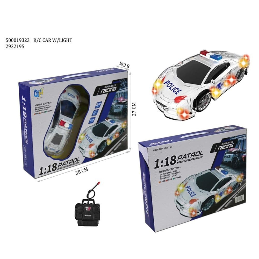 Remote Control Police Car No.dh666-2 No.17546