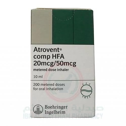 Atrovent Comp Hfa Inhalation Powder 20/50 Mcg 10 Ml