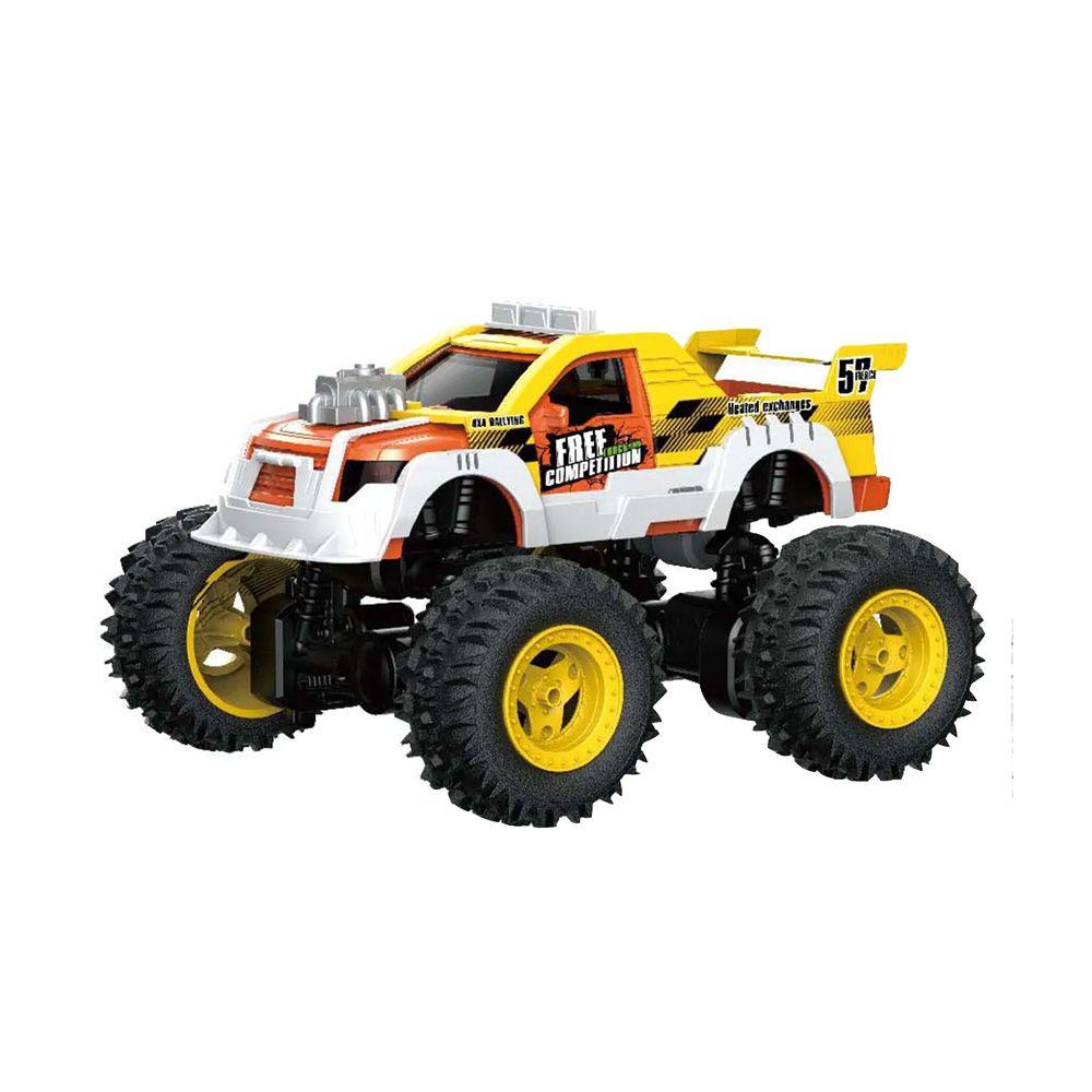 1:14 Four-Wheel Drive Torsional Remote Control Car 2.4G (Including Electricity)-Yellow 8Yrs+