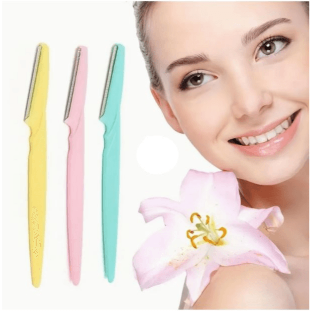 Eyebrow Trimmer 3Pcs Female Facial Razor Female Facial Hair Remover Beauty Makeup Tool Eyebrow Shaver