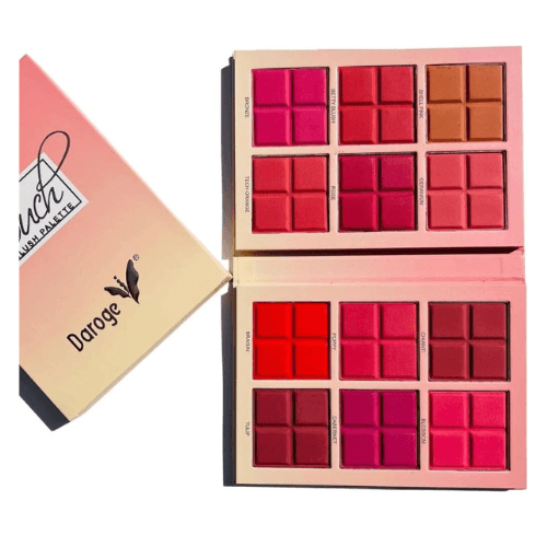 Daroge Professional Makeup Powder Blush Palette 12 Color