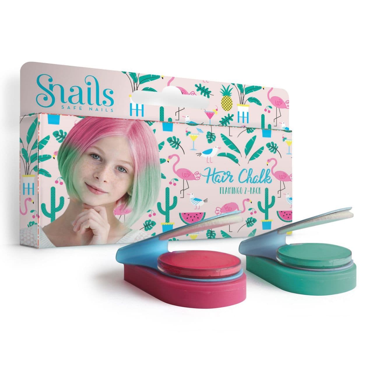 Snails Hair Chalk Flamingo Set  2 PC 