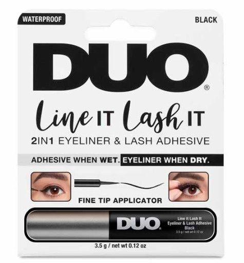 لاصق Duo Line It Lashit شفاف مع قلم رسم 3.5 جم