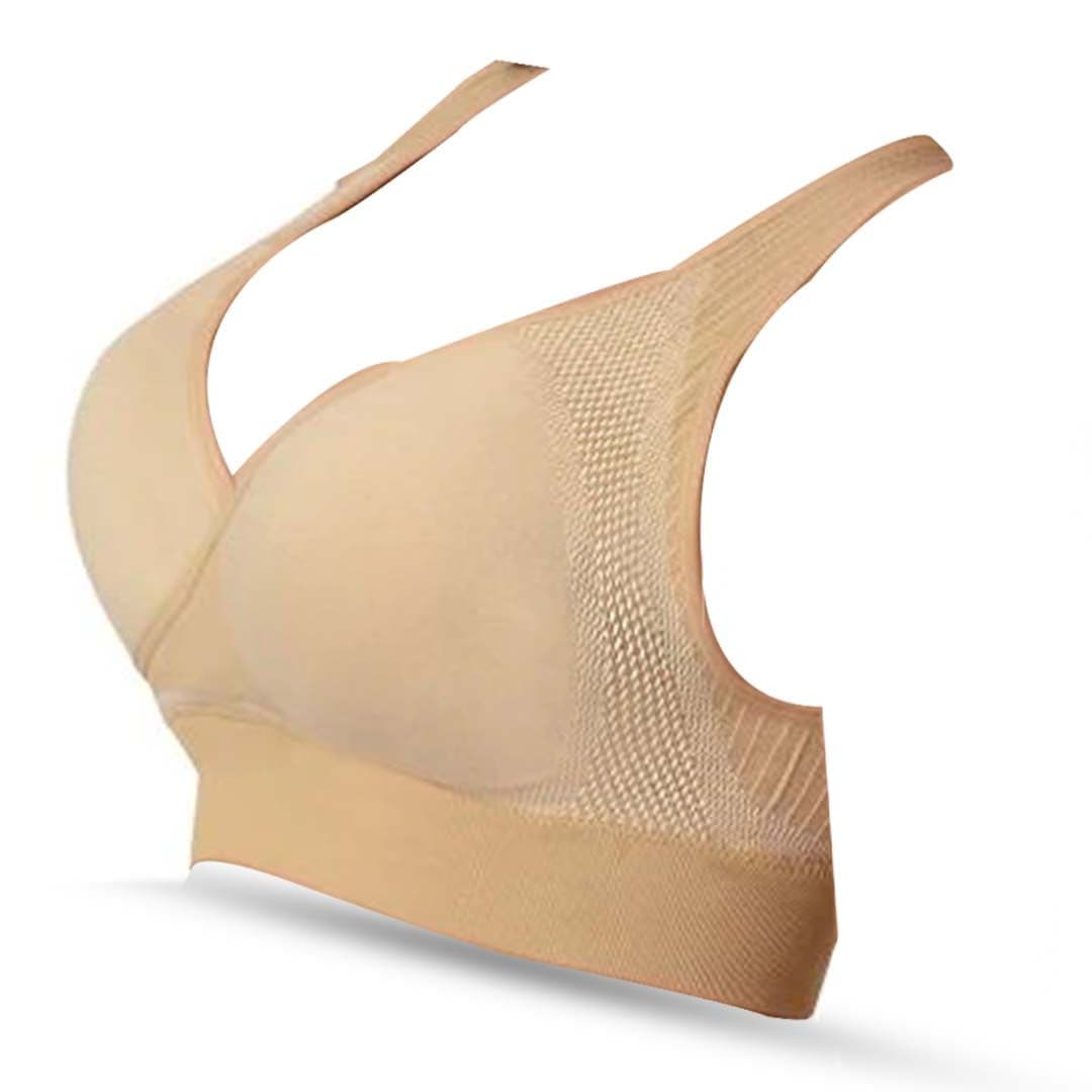 Sankom Patent Cooling Bra For Back Support Beige Small/Medium Support  1 PC