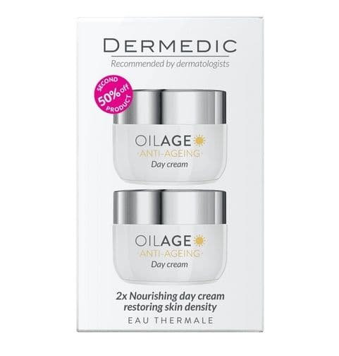 Dermedic 2X Nourishing Day Cream Restoring Skin Density (2X50Ml) No.12889