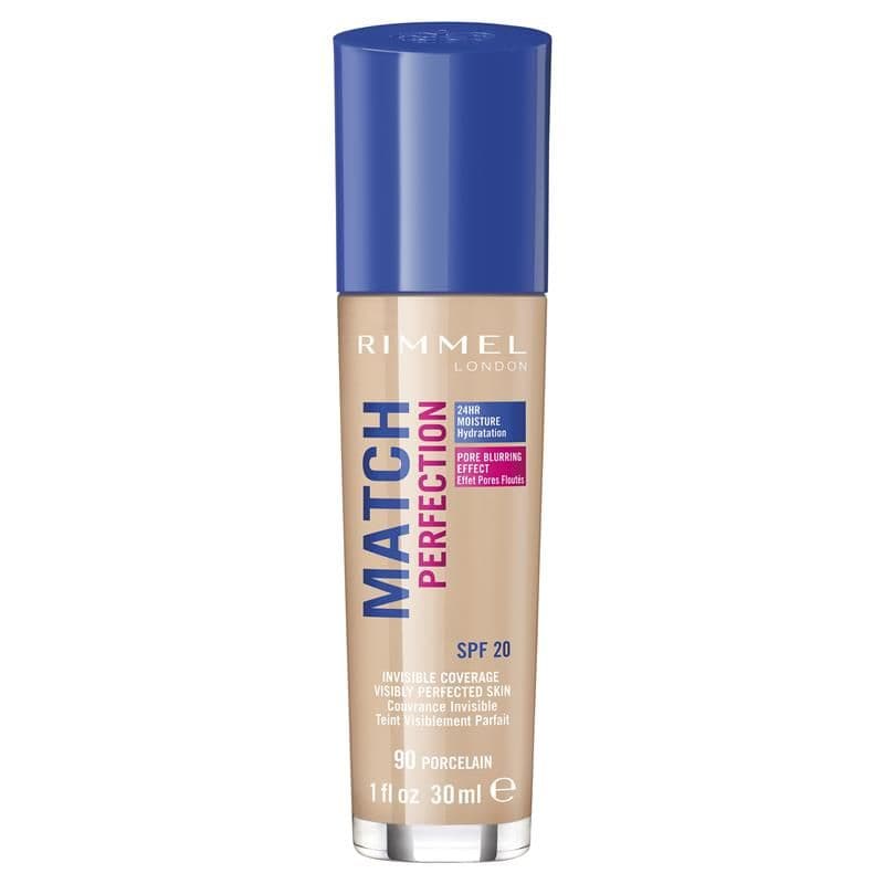 Rimmel London Match Perfection Foundation 090 Porcelain 30 Ml