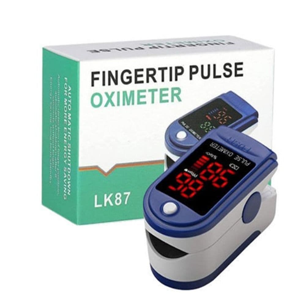 Fingertip Pulse Oximeter LK87 Blue & White