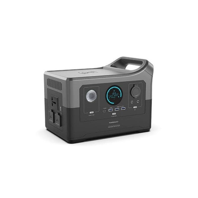 Powerology 120000Mah 700W Smart Power Generator Direct Ac Re-Charge - 80% In 1 Hour Gray
