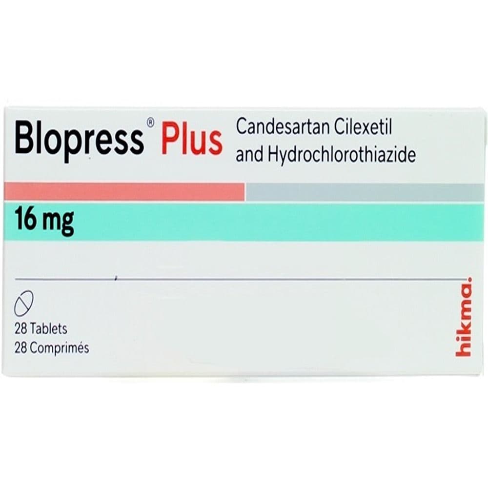 Blopress 16 Mg Plus 28 Tablets