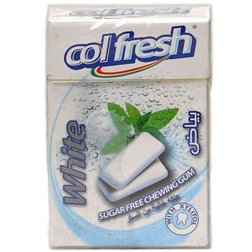 Col-Fresh White Chewing Gum  21 GM 