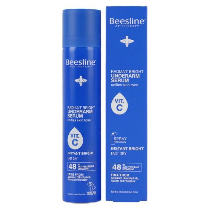 Beesline Deodoran Radiant Bright Underarm Instant Bright Spray150 Ml