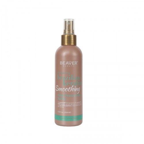 Beaver Brazilian Keratin Smoothing Heat Protection Spray 200 Ml