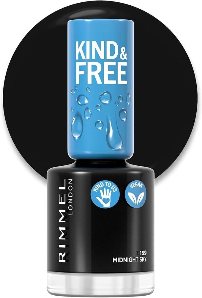 Rimmel London Kind & Free Clean Nail Polish 159 Midnight Sky 8 Ml