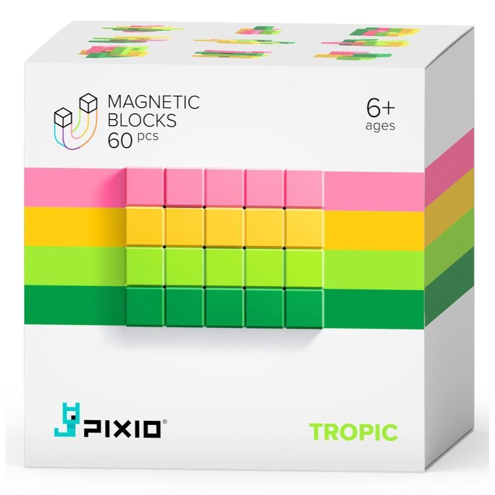 Pixio - Abstract Tropic Magnetic Blocks (60 Pieces)	