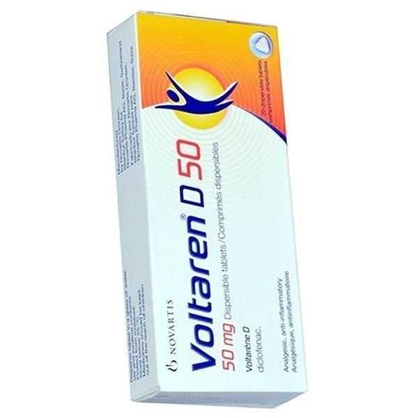 Voltaren D 50Mg Tab 20'S