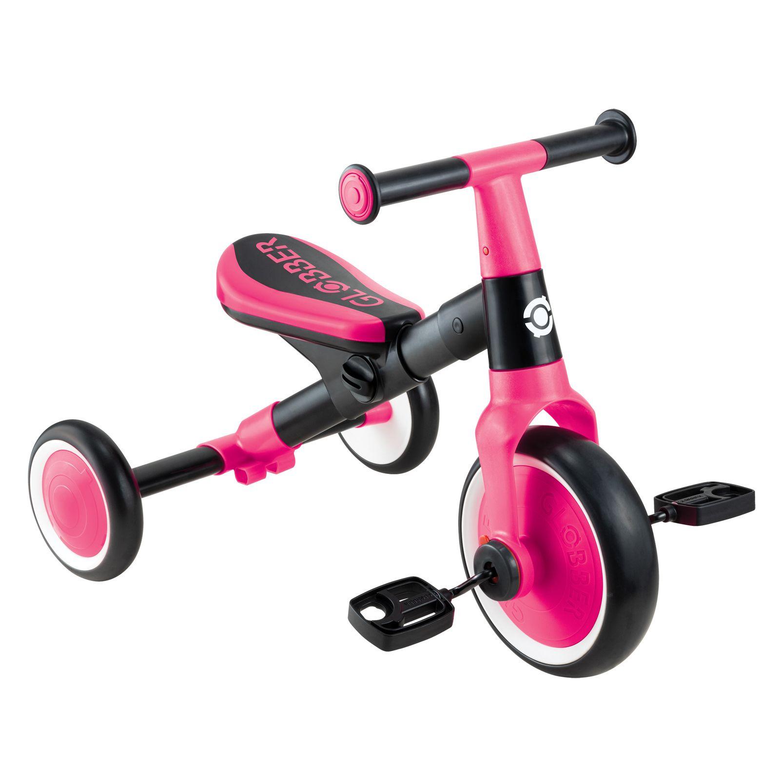 Globber Learning 2-In-1 Trike In Fuchsia