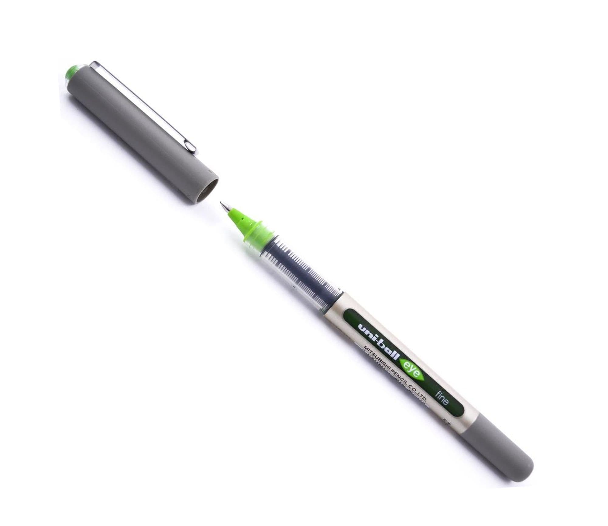 قلم حبر أخضر فاتح Uni-Ball Eye Fine Roller