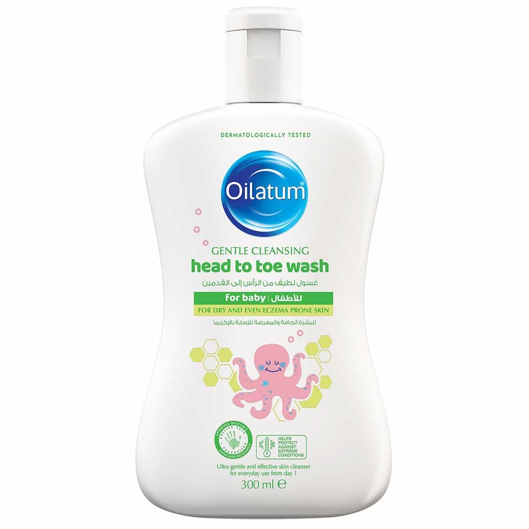 Oilatum Gentle Cleansing Head To Toe Wash For Baby 300Ml 