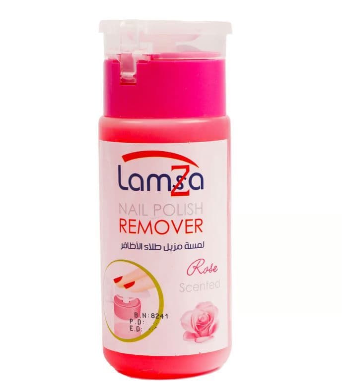 Lamsa Nail Polish Remover Pump Rose Scent 100 Ml