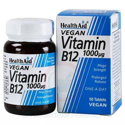 Health Aid Vit B12 Tablets 50'S