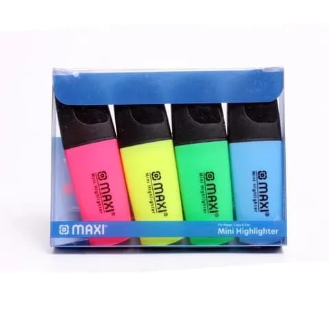 Maxi Highlighter Mini 4 Pieces