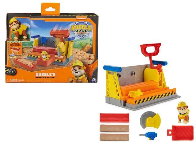 Paw Patrol Rubble & Crew Work Shop Playset