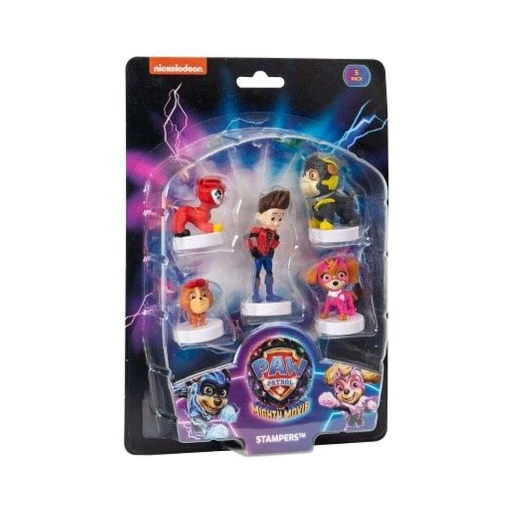 Paw Patrol: The Mighty Movie Figure Stampers (5 Pack, Assorted)