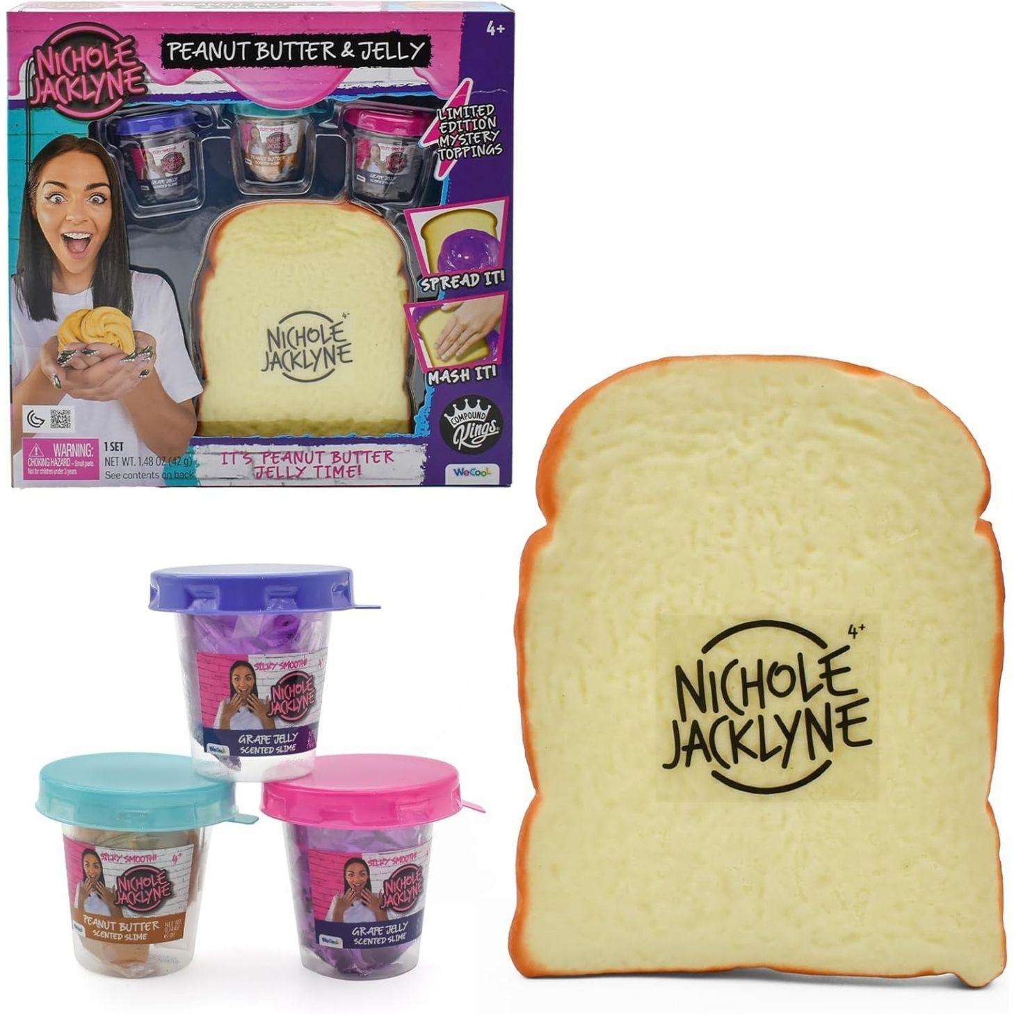 Wecool Nicole Jacklyne Peanut Butter And Jelly Slime Kit With Mystery Toppings (Assorted)