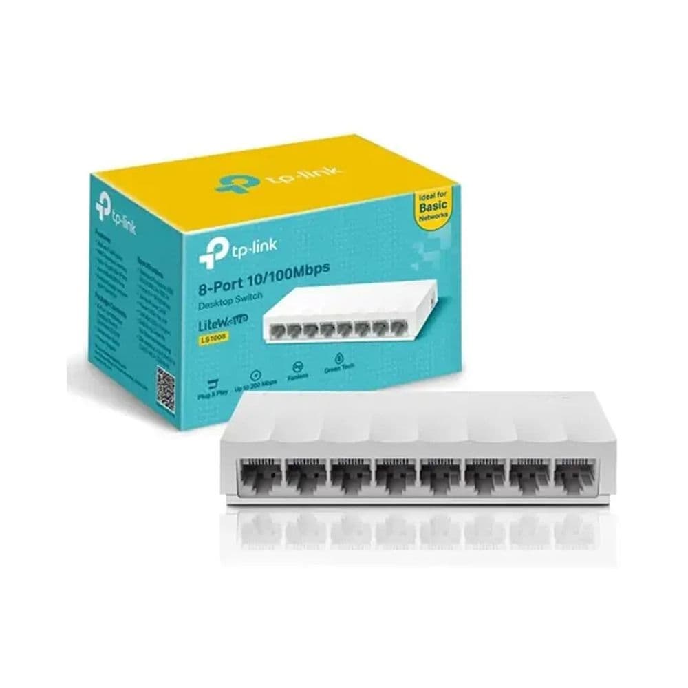 Tp-Link Ls1008G 8-Port Gigabit Desktop Network Switch