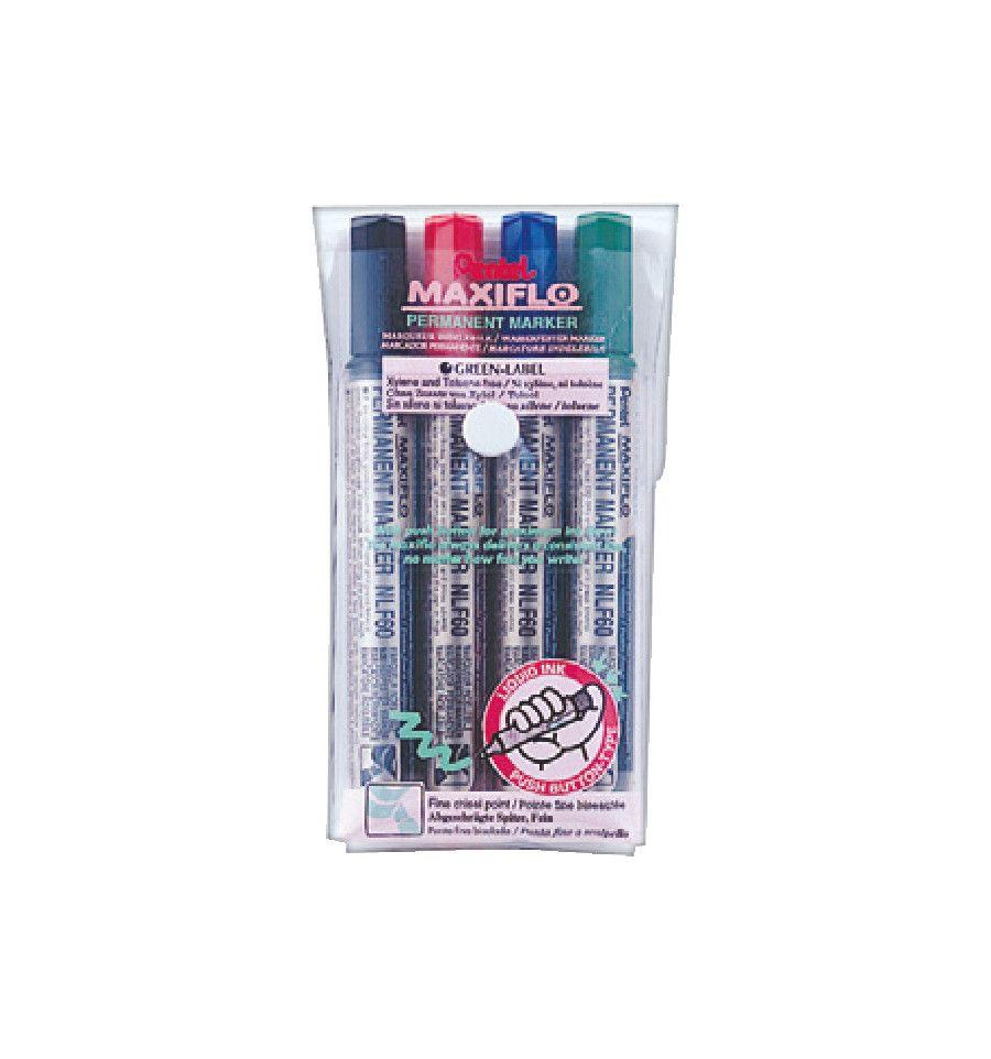 Maxiflo Permanent Marker 4Colours