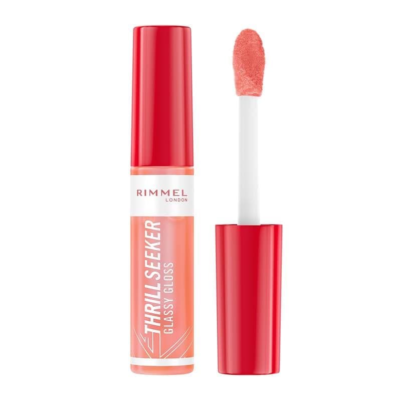 Rimmel London Thrill Seeker Glassy Gloss Lip Gloss 250 Peachy Vibes