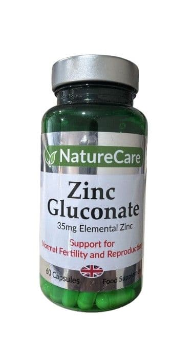 NatureCare Zinc Gluconate 35mg Cap 60's