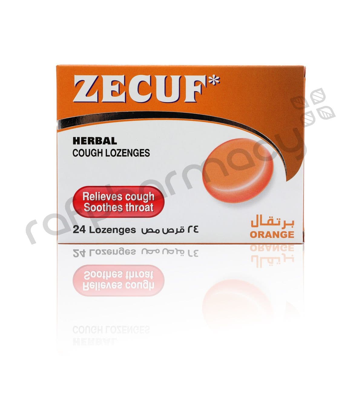 Zecuf Orange Herbal Lozzenges 1X24'S