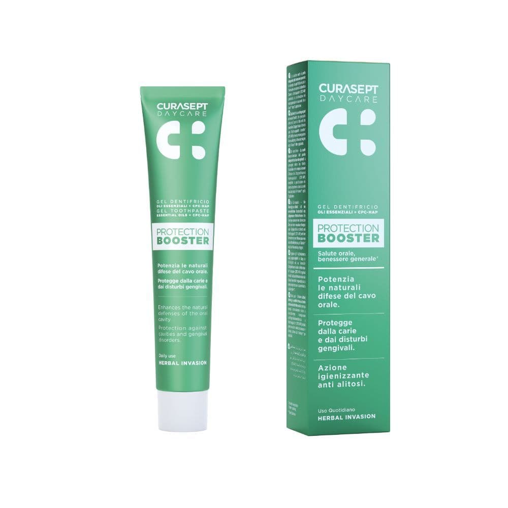 Curasept Daycare Protect Booster Toothpaste Herbal Invasion 75ML