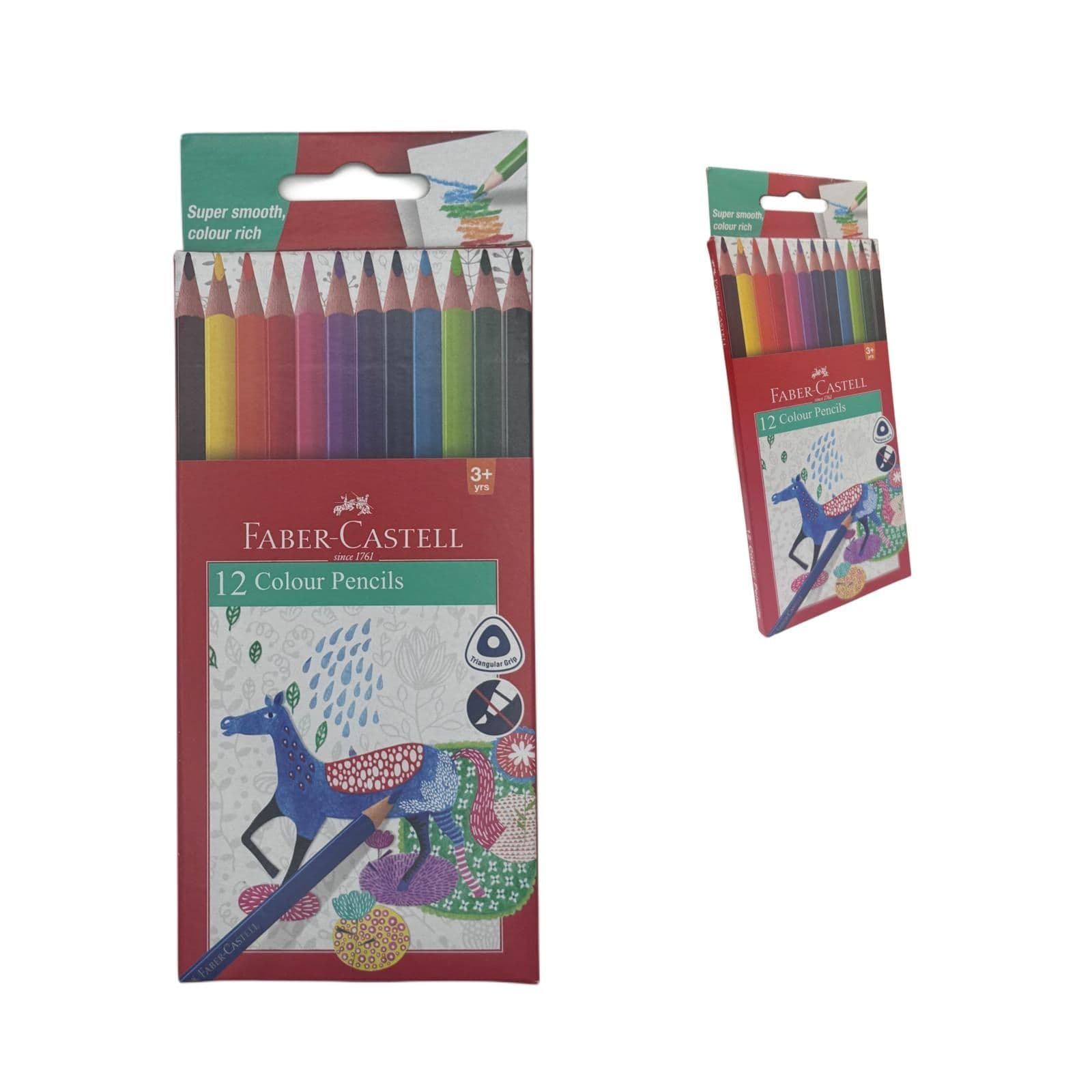 Faber-Castell Color Pencils Set (12 Pencils)
