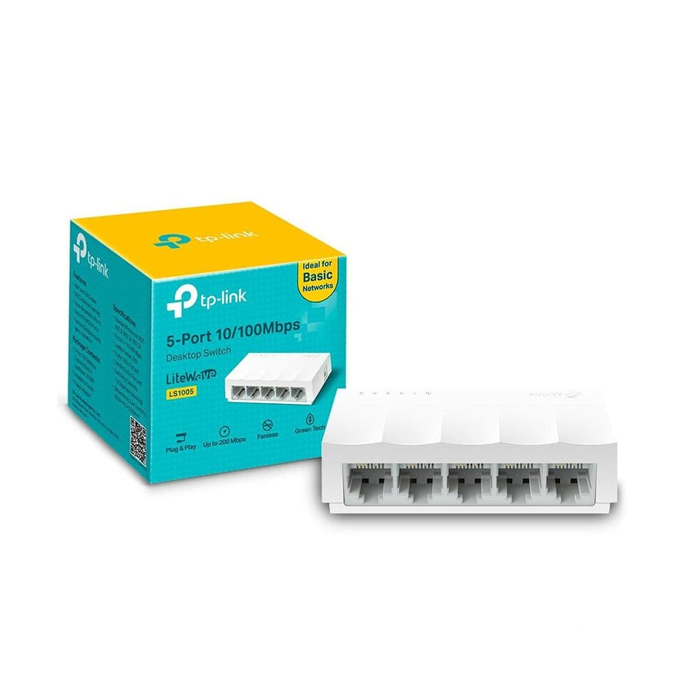 Tp-Link Ls1005G 5-Port Gigabit Desktop Network Switch