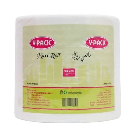 V-Pack Maxi Roll Paper Towels 300M