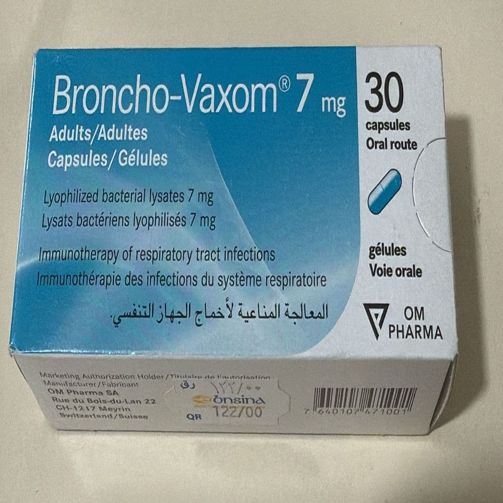 Broncho-Vaxom 7mg Adult Cap 30's