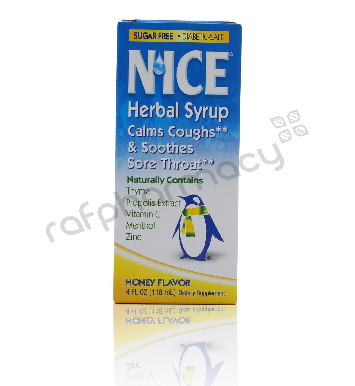 Nice Herbal Syrup Sugar Free 118Ml