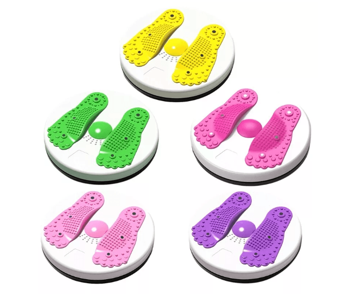 RMN Waist Twister Plate Mini Vibration Twisting Disc Board with 3D Magnets for Body Shaping Fitness Slimming Exercise Foot