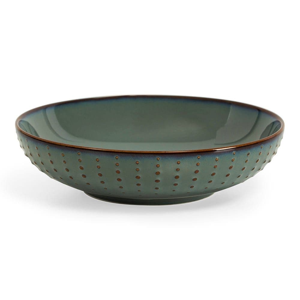 Drops Porcelain Dinner Plate, Celadon - 20 Cm