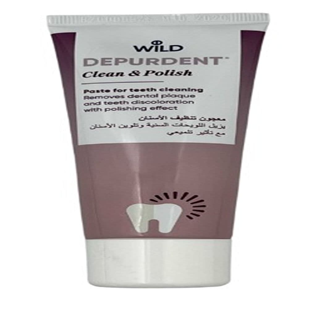 Wild Depurdent Clean And Polish Paste For Teeth Cleaning 75Ml