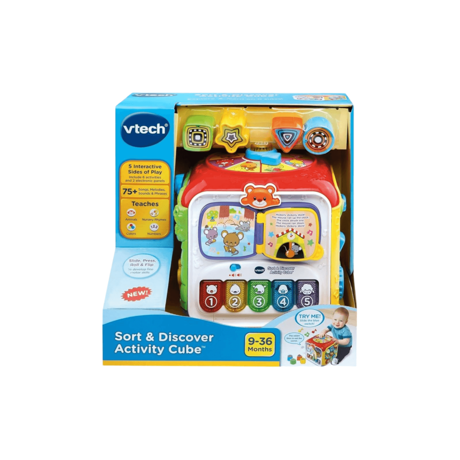 Vtech Sort & Discover Activity Cube (Middle)(Vtuk-Uae)