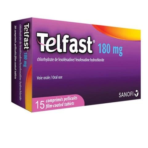 Telfast 180 Mg 15 Tablets