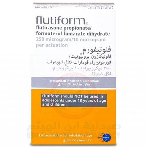 Flutiform 250/10Mcg Inhalation 120D