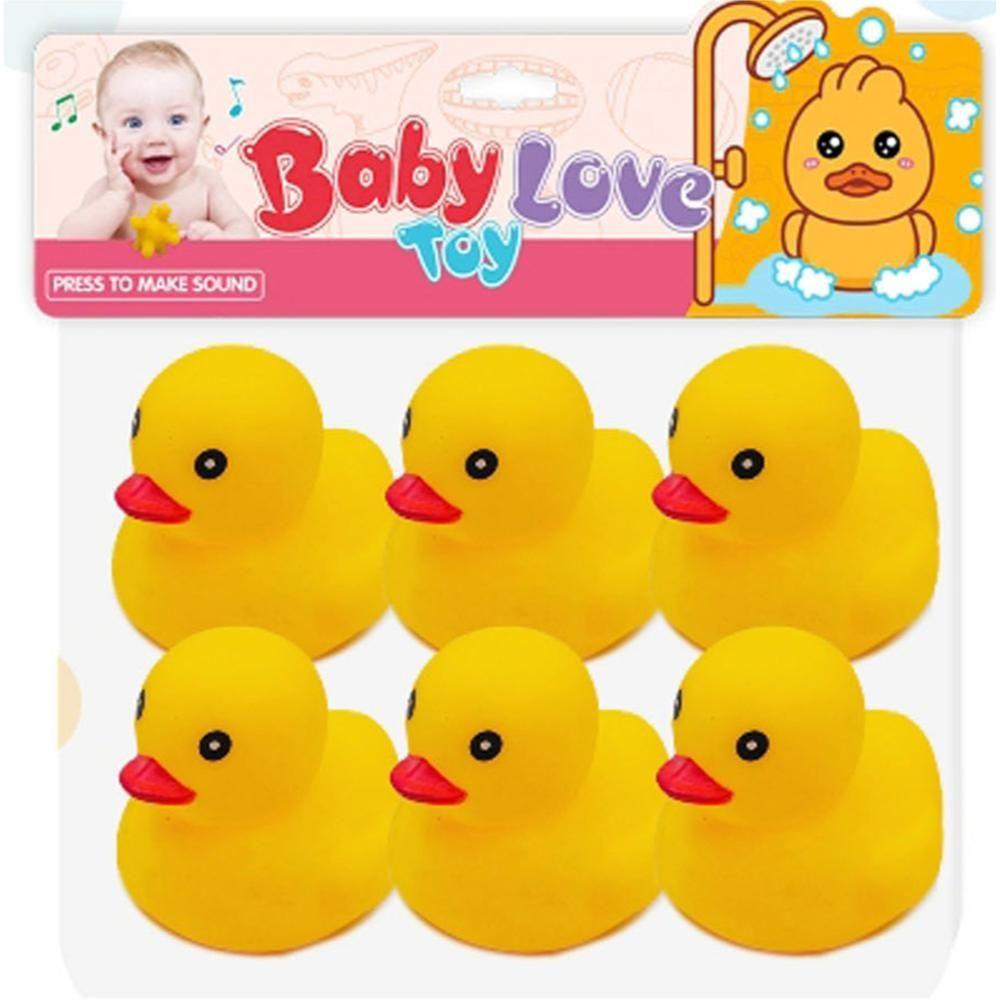 Bath Toys Duck - 6Pcs