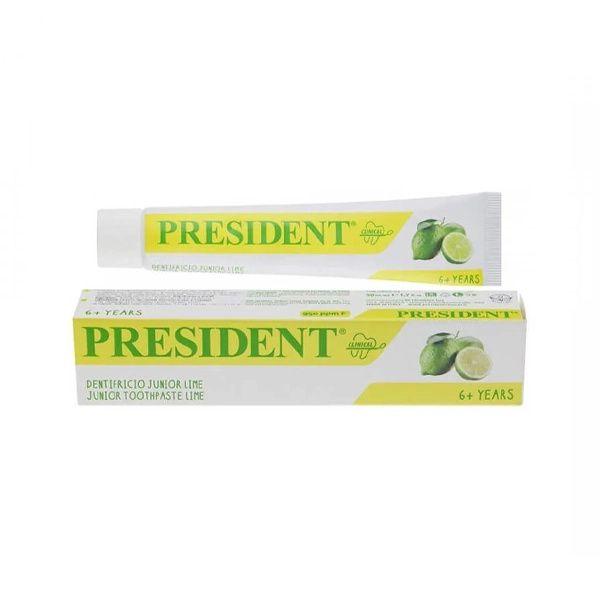 President Lime 6+ Junior Toothpaste 50Ml