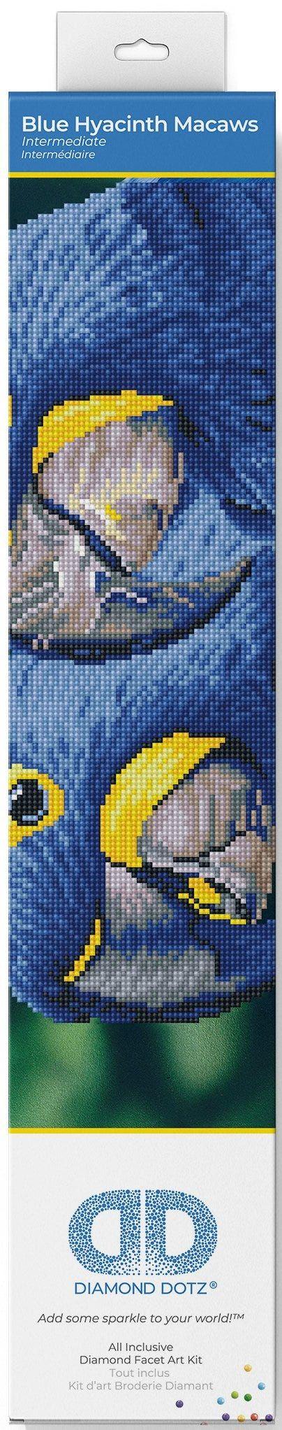 Dotting Diamond Blue Hyacinth Macaws 37.00 X 52.00 Cm