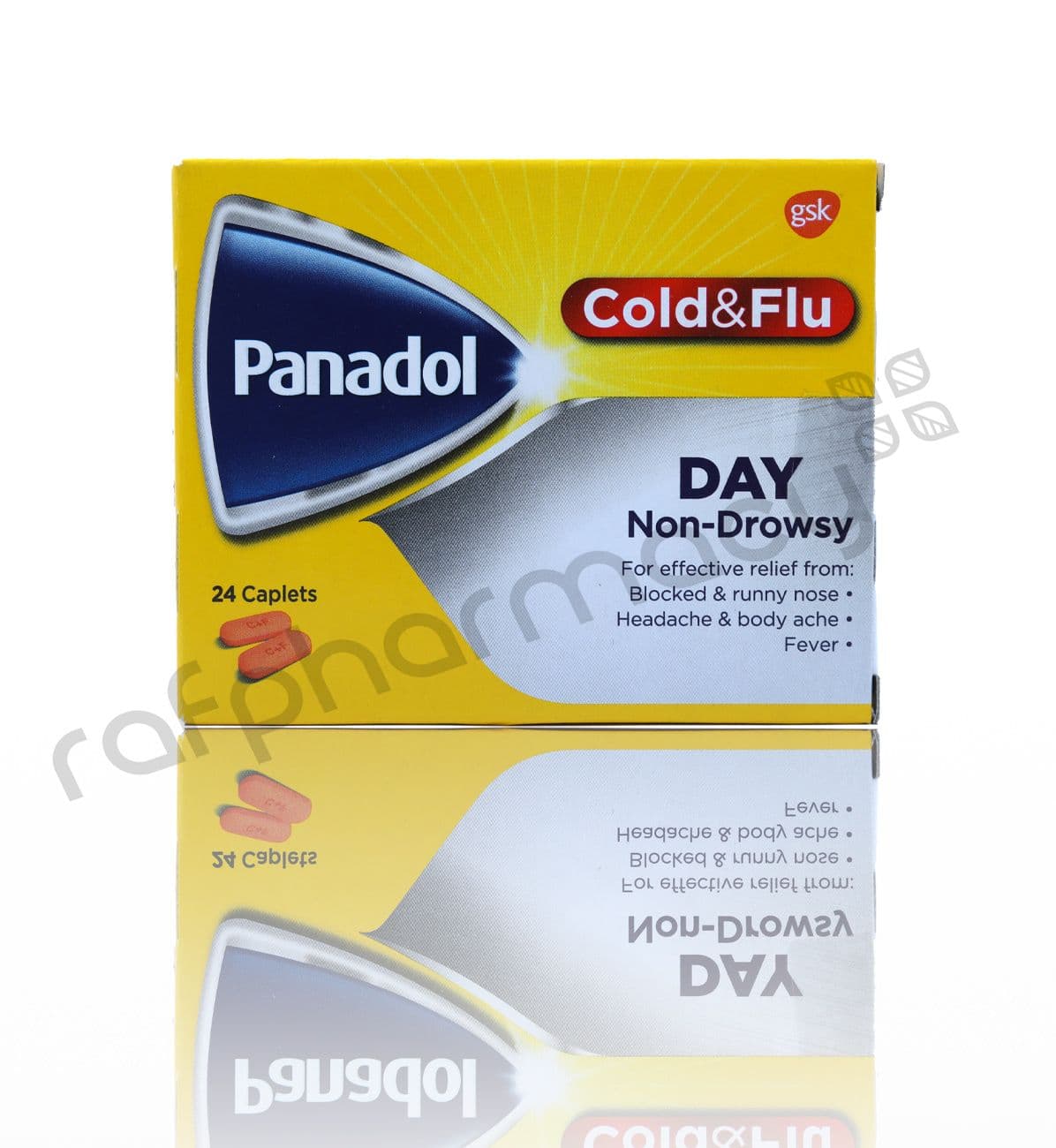 Panadol Day Cold& Flu Tab Yellow 8X3 24'S